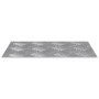 Placas en Cuadrícula 4 pcs Plateado 30 x 20 cm Aluminio