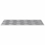 Placas en Cuadrícula 4 pcs Plateado 40 x 20 cm Aluminio
