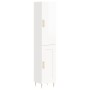 Hochglänzendes Sideboard aus weißem Sperrholz, 34,5 x 34 x 180 cm von vidaXL, Sideboards - Ref: Foro24-3199099, Preis: 103,78...