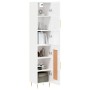 Hochglänzendes Sideboard aus weißem Sperrholz, 34,5 x 34 x 180 cm von vidaXL, Sideboards - Ref: Foro24-3199099, Preis: 103,78...