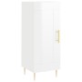 High glossy white plywood sideboard 34.5x34x180 cm by vidaXL, Sideboards - Ref: Foro24-3199099, Price: 103,78 €, Discount: %
