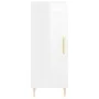 Hochglänzendes Sideboard aus weißem Sperrholz, 34,5 x 34 x 180 cm von vidaXL, Sideboards - Ref: Foro24-3199099, Preis: 102,72...