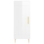 Hochglänzendes Sideboard aus weißem Sperrholz, 34,5 x 34 x 180 cm von vidaXL, Sideboards - Ref: Foro24-3199099, Preis: 103,78...