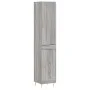Aparador alto madera contrachapada gris Sonoma 34,5x34x180 cm de vidaXL, Aparadores - Ref: Foro24-3199103, Precio: 102,15 €, ...