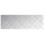 Placas en Cuadrícula 2 pcs Plateado 60 x 20 cm Aluminio