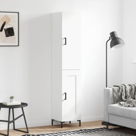 Aparador alto madera contrachapada blanco 34,5x34x180 cm von vidaXL, Sideboards - Ref: Foro24-3199105, Preis: 114,37 €, Rabat...