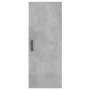 Aparador de madera contrachapada gris hormigón 34,5x34x180 cm de vidaXL, Aparadores - Ref: Foro24-3199109, Precio: 97,77 €, D...