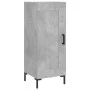 Aparador de madera contrachapada gris hormigón 34,5x34x180 cm de vidaXL, Aparadores - Ref: Foro24-3199109, Precio: 97,77 €, D...