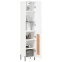 Aparador alto madera contrachapada blanco 34,5x34x180 cm de vidaXL, Aparadores - Ref: Foro24-3199113, Precio: 115,29 €, Descu...