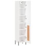 Aparador alto madera contrachapada blanco 34,5x34x180 cm de vidaXL, Aparadores - Ref: Foro24-3199113, Precio: 116,66 €, Descu...