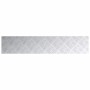 Placas en Cuadrícula 4 pcs Plateado 100 x 20 cm Aluminio