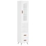 Hohes Sideboard Sperrholz weiß 34,5x34x180 cm von vidaXL, Sideboards - Ref: Foro24-3199273, Preis: 109,20 €, Rabatt: %