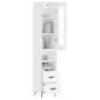 Hohes Sideboard Sperrholz weiß 34,5x34x180 cm von vidaXL, Sideboards - Ref: Foro24-3199273, Preis: 107,80 €, Rabatt: %