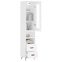 Hohes Sideboard Sperrholz weiß 34,5x34x180 cm von vidaXL, Sideboards - Ref: Foro24-3199273, Preis: 109,20 €, Rabatt: %