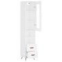 Hohes Sideboard Sperrholz weiß 34,5x34x180 cm von vidaXL, Sideboards - Ref: Foro24-3199273, Preis: 109,20 €, Rabatt: %