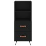 Schwarzes Sperrholz-Sideboard 34,5 x 34 x 180 cm von vidaXL, Sideboards - Ref: Foro24-3199274, Preis: 108,50 €, Rabatt: %
