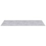 Placas en Cuadrícula 4 pcs Plateado 50 x 25 cm Aluminio