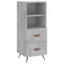 Concrete gray plywood sideboard 34.5x34x180 cm by vidaXL, Sideboards - Ref: Foro24-3199277, Price: 105,90 €, Discount: %