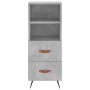 Betongraues Sperrholz-Sideboard 34,5 x 34 x 180 cm von vidaXL, Sideboards - Ref: Foro24-3199277, Preis: 107,18 €, Rabatt: %