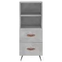 Concrete gray plywood sideboard 34.5x34x180 cm by vidaXL, Sideboards - Ref: Foro24-3199277, Price: 105,90 €, Discount: %