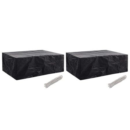 Gartenmöbelabdeckungen 2 Stück 8 Ösen 242x162x100 cm von vidaXL, Abdeckungen für Gartenmöbel - Ref: Foro24-279131, Preis: 42,...