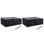Fundas de muebles de jardín 2 uds 8 ojales 242x162x100 cm de vidaXL, Fundas para muebles de jardín - Ref: Foro24-279131, Prec...