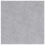 Placas en Cuadrícula 4 pcs Plateado 30 x 30 cm Aluminio