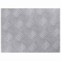 Placas en Cuadrícula 2 pcs Plateado 40 x 30 cm Aluminio