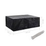 Fundas de muebles de jardín 2 uds 8 ojales 242x162x100 cm de vidaXL, Fundas para muebles de jardín - Ref: Foro24-279131, Prec...