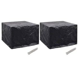 Garden furniture covers 2 pcs 8 eyelets 122x112x98 cm by vidaXL, Garden furniture covers - Ref: Foro24-279134, Price: 30,56 €...