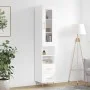 Hochglänzendes Sideboard aus weißem Sperrholz, 34,5 x 34 x 180 cm von vidaXL, Sideboards - Ref: Foro24-3199291, Preis: 115,08...