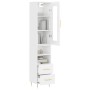 High glossy white plywood sideboard 34.5x34x180 cm by vidaXL, Sideboards - Ref: Foro24-3199291, Price: 116,46 €, Discount: %