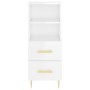 High glossy white plywood sideboard 34.5x34x180 cm by vidaXL, Sideboards - Ref: Foro24-3199291, Price: 116,46 €, Discount: %