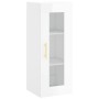 High glossy white plywood sideboard 34.5x34x180 cm by vidaXL, Sideboards - Ref: Foro24-3199291, Price: 116,46 €, Discount: %