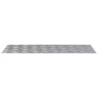Placas en Cuadrícula 2 pcs Plateado 80 x 30 cm Aluminio