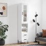 Aparador alto madera contrachapada blanco 34,5x34x180 cm by vidaXL, Sideboards - Ref: Foro24-3199305, Price: 118,02 €, Discou...