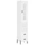 Aparador alto madera contrachapada blanco 34,5x34x180 cm by vidaXL, Sideboards - Ref: Foro24-3199305, Price: 116,79 €, Discou...