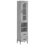 Concrete gray plywood sideboard 34.5x34x180 cm by vidaXL, Sideboards - Ref: Foro24-3199309, Price: 116,23 €, Discount: %