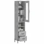 Concrete gray plywood sideboard 34.5x34x180 cm by vidaXL, Sideboards - Ref: Foro24-3199309, Price: 116,23 €, Discount: %