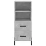 Concrete gray plywood sideboard 34.5x34x180 cm by vidaXL, Sideboards - Ref: Foro24-3199309, Price: 116,23 €, Discount: %