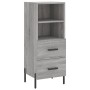 Hohes Sonoma-Sideboard aus grauem Sperrholz, 34,5 x 34 x 180 cm von vidaXL, Sideboards - Ref: Foro24-3199311, Preis: 120,92 €...