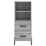 Hohes Sonoma-Sideboard aus grauem Sperrholz, 34,5 x 34 x 180 cm von vidaXL, Sideboards - Ref: Foro24-3199311, Preis: 120,92 €...