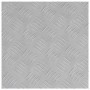 Placas en Cuadrícula 2 pcs Plateado 40 x 40 cm Aluminio