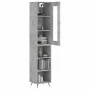 Gray concrete plywood sideboard 34.5x34x180 cm by vidaXL, Sideboards - Ref: Foro24-3199341, Price: 90,42 €, Discount: %