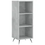 Gray concrete plywood sideboard 34.5x34x180 cm by vidaXL, Sideboards - Ref: Foro24-3199341, Price: 90,42 €, Discount: %