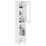 Hohes Sideboard aus weißem Sperrholz, 34,5 x 34 x 180 cm von vidaXL, Sideboards - Ref: Foro24-3199337, Preis: 91,32 €, Rabatt: %