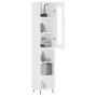 Hohes Sideboard aus weißem Sperrholz, 34,5 x 34 x 180 cm von vidaXL, Sideboards - Ref: Foro24-3199337, Preis: 92,52 €, Rabatt: %