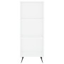 Hohes Sideboard aus weißem Sperrholz, 34,5 x 34 x 180 cm von vidaXL, Sideboards - Ref: Foro24-3199337, Preis: 92,52 €, Rabatt: %