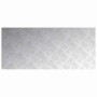 Placas en Cuadrícula 4 pcs Plateado 90 x 40 cm Aluminio