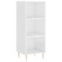 Hohes Sideboard Sperrholz glänzend weiß 34,5x34x180 cm von vidaXL, Sideboards - Ref: Foro24-3199355, Preis: 96,09 €, Rabatt: %